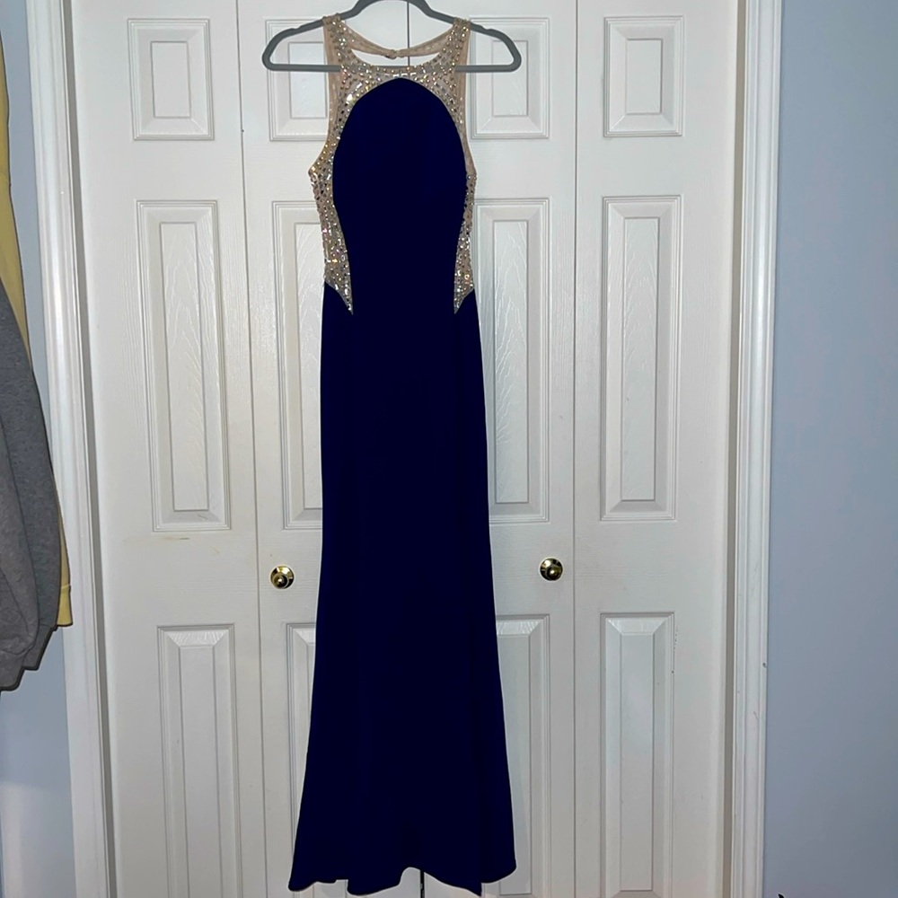 DECODE 18. US SIZE 4. ROYAL BLUE. GOWN DRESS.